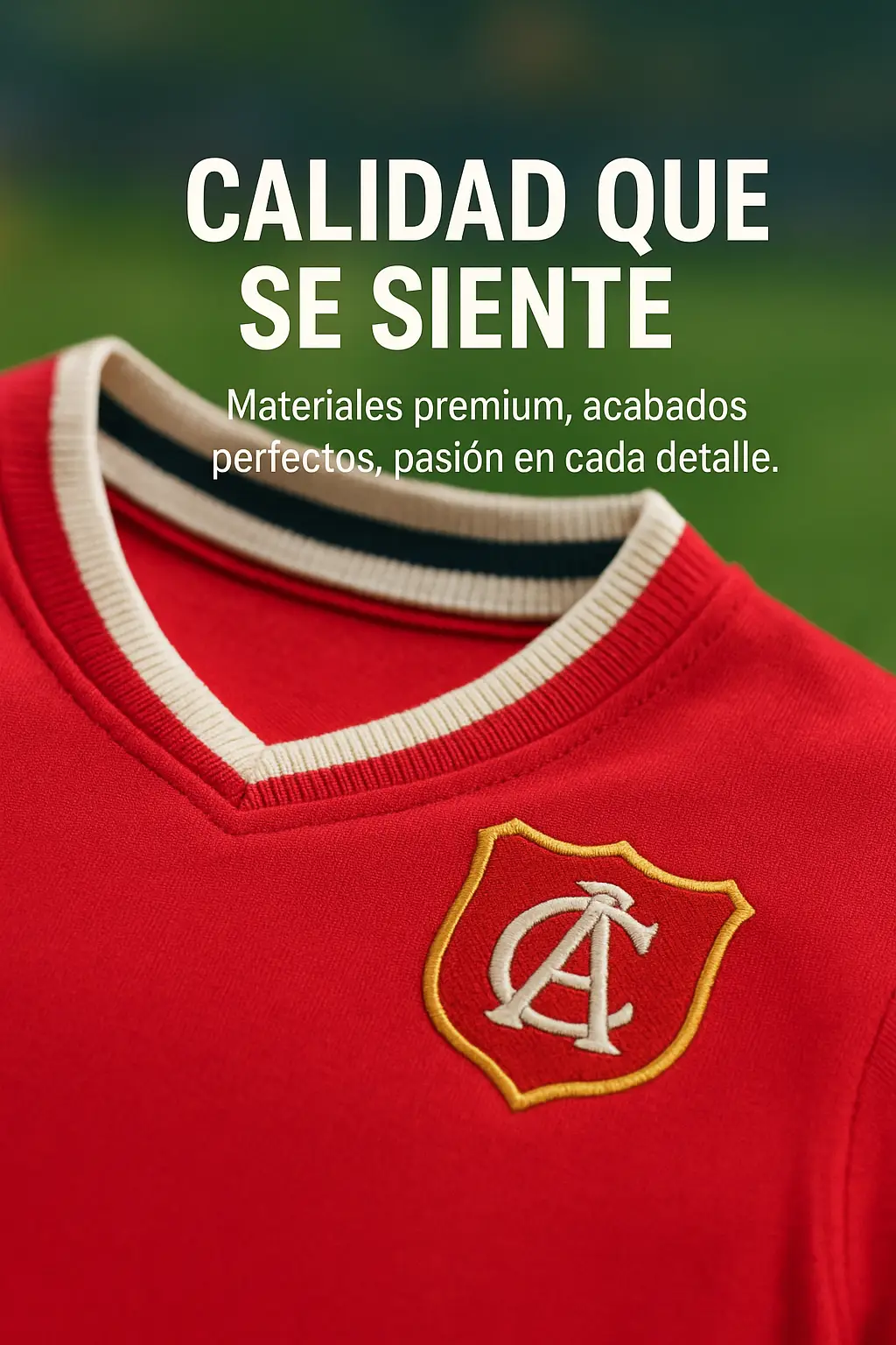 Promesa de calidad en camisetas de fútbol